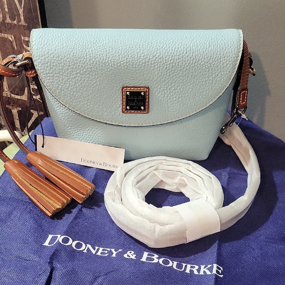 Dooney & Bourke Sky Blue Crossbody Bag - Picture 1 of 4